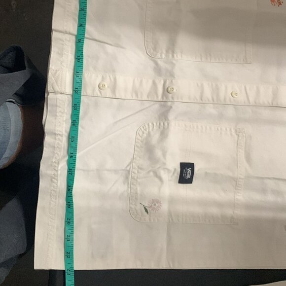 VANS Micro Ditsy Floral Jacket Cotton Unisex Oversized Skate Casual VN00046MFS8 - Picture 7 of 10